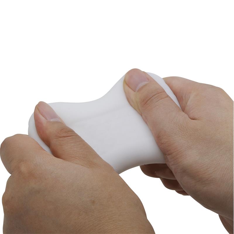 Crystle Masturbador Doble Entrada Blanco