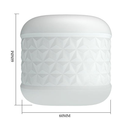 Crystle Masturbador Doble Entrada Blanco