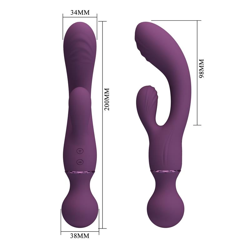 All Roundet Vibrador y Masajeador 2 en 1
