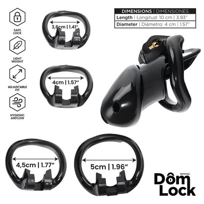 Closure Jaula para el Pene con Candado Interno