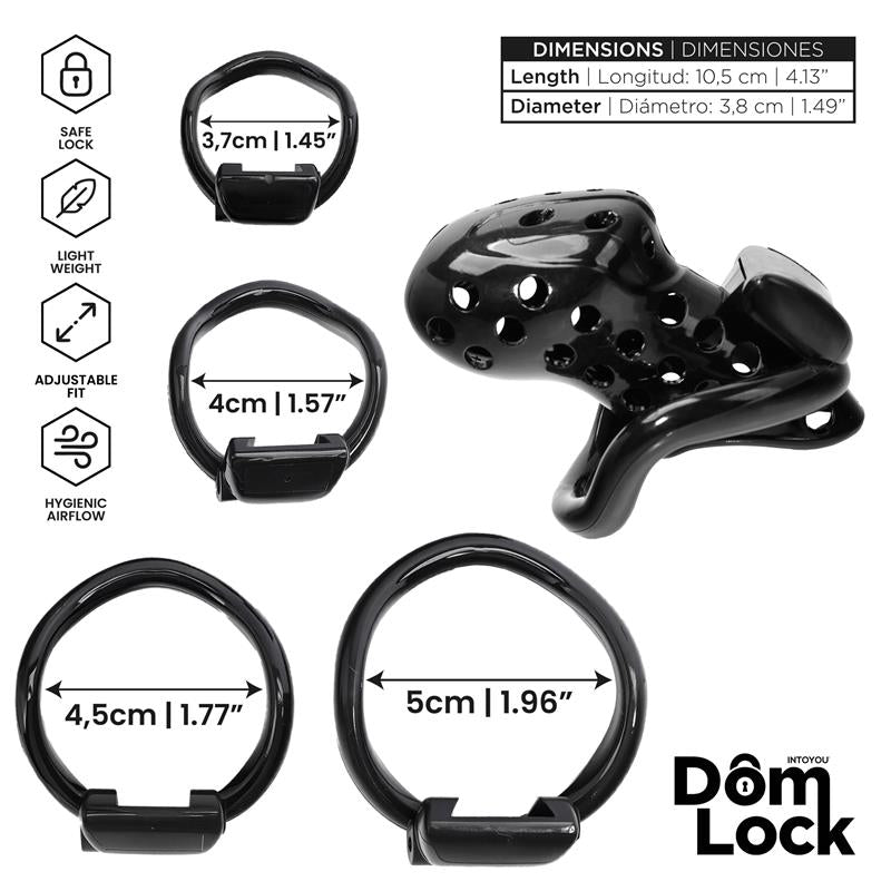 Convict Jaula para el Pene con Candado Interno