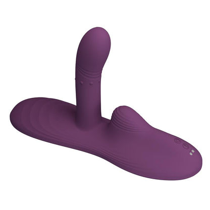 Luka Asiento con Vibrador con Finger Efecto Calor y Bolas Rotadoras