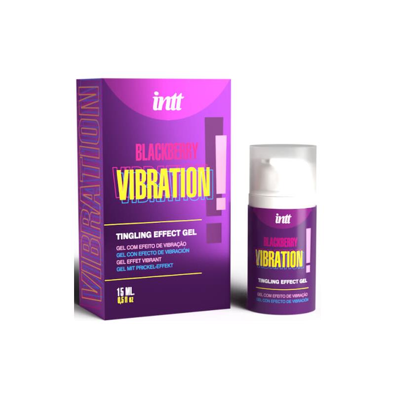 Gel Vibrador Liquido Sabor Mora 15 ml