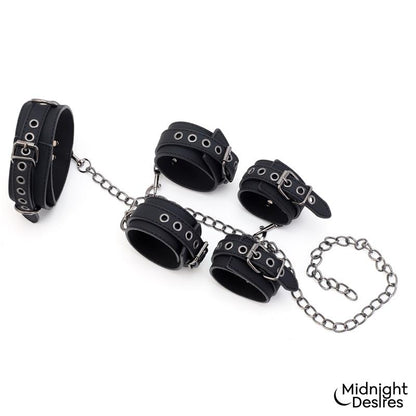 Set de Restricciones con Collar y Esposas