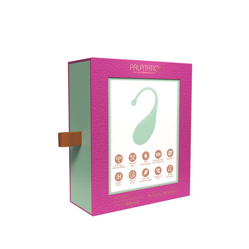 Huevo Vibrador Palpitation Mint con APP