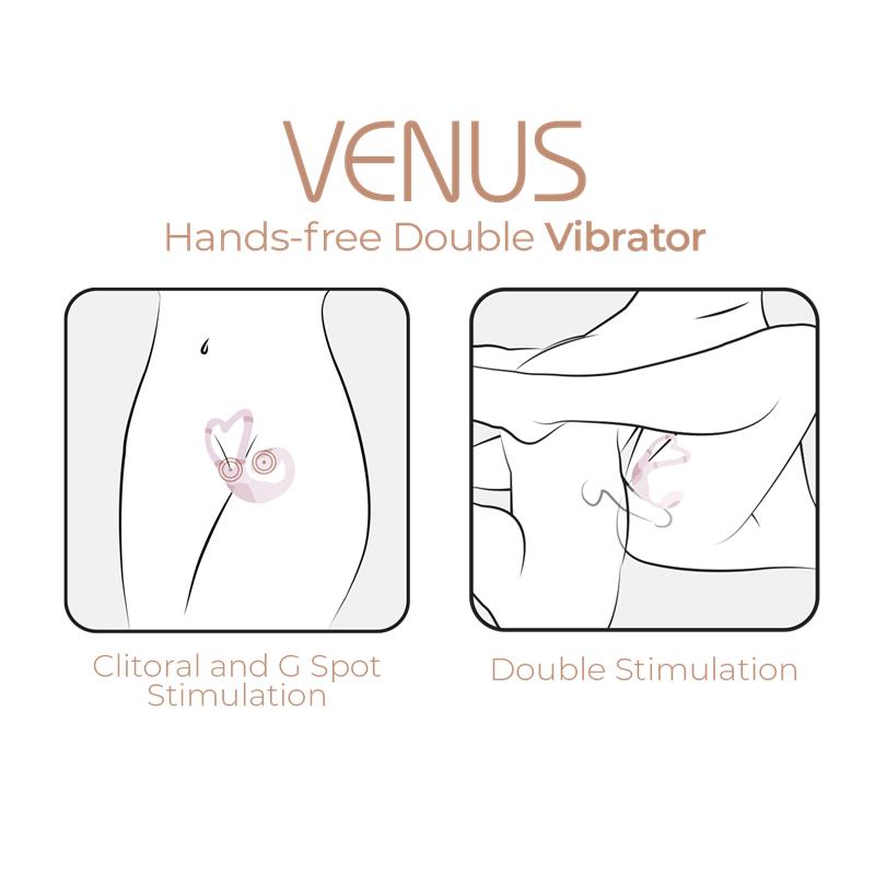 Vibrador Doble Venus con APP