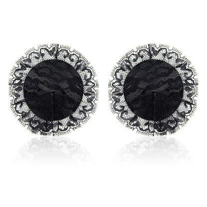 Pezoneras con Encaje Negro