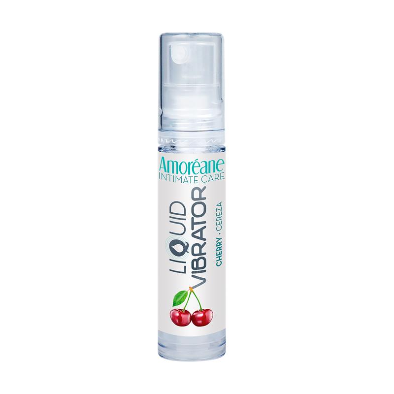Vibrador Liquido Base Agua Cereza 10 ml
