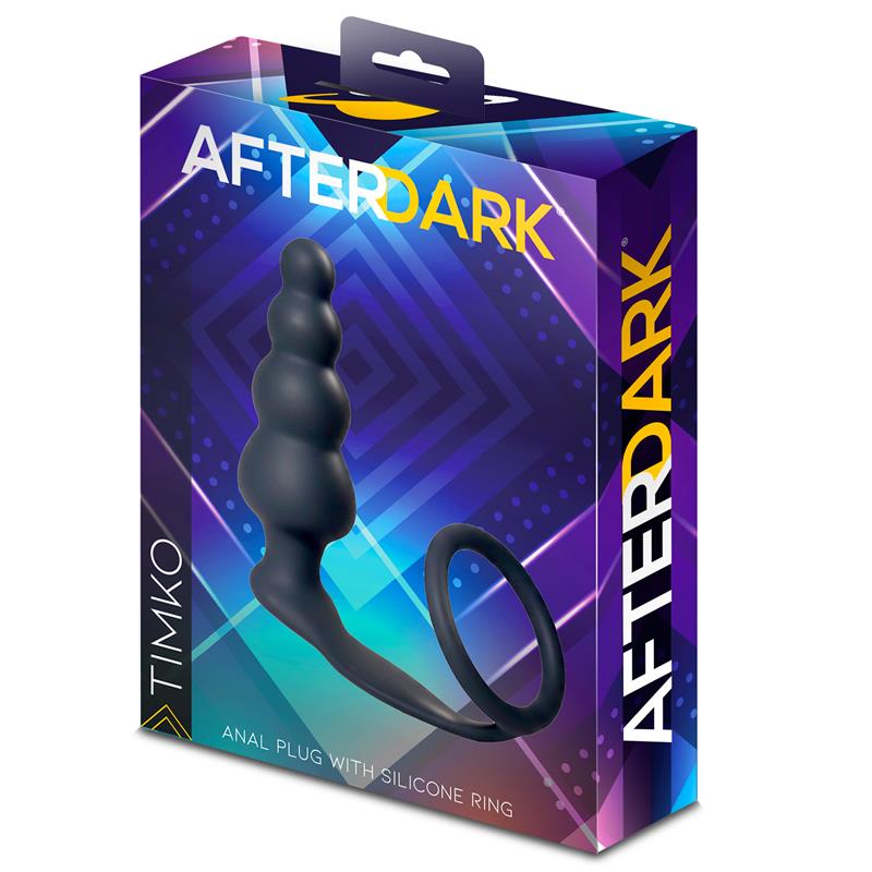 Timko Plug Anal con Anillo de Silicona