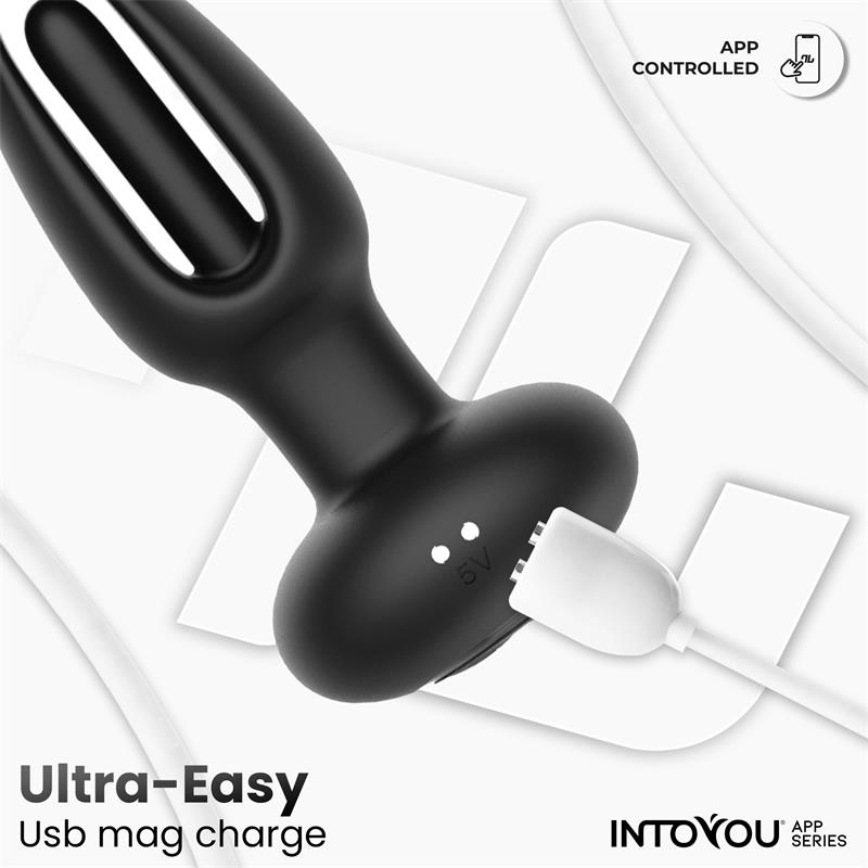 Zack Plug Anal con Flipping Tongue y Vibracion con App