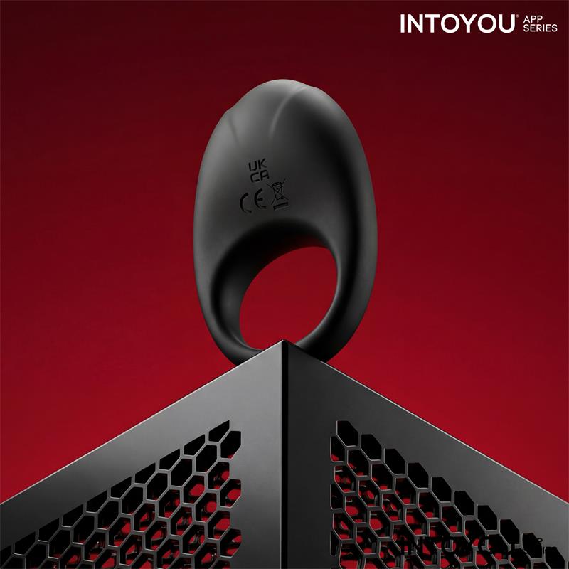 Ringo Anillo Vibrador con APP Unibody Negro