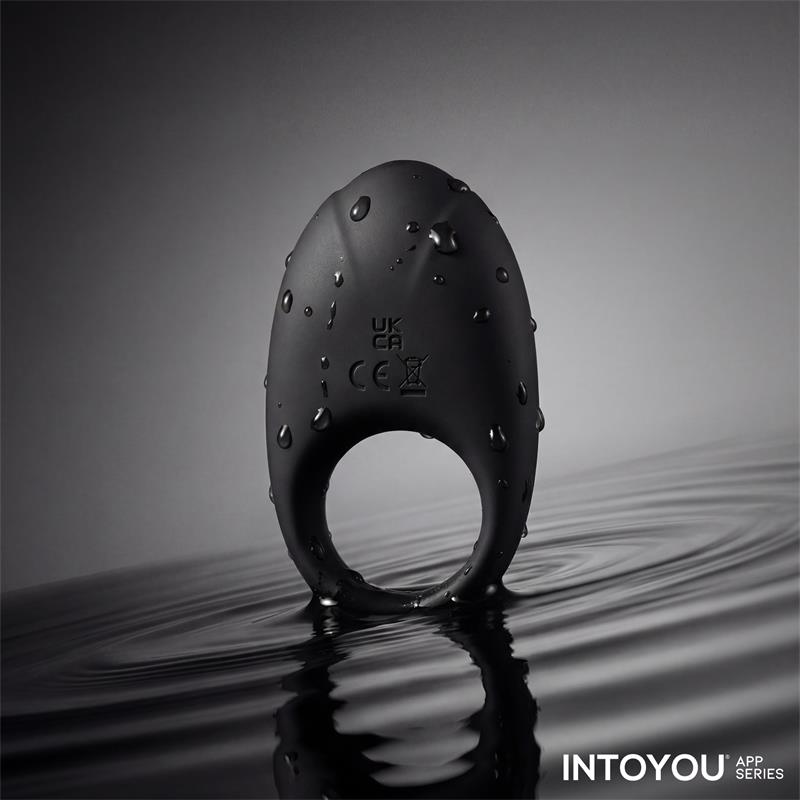 Ringo Anillo Vibrador con APP Unibody Negro