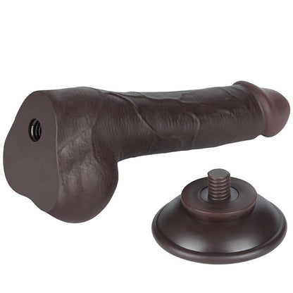 Dildo Dual Layer Piel Deslizante Retractil 75